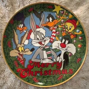 Merry Christmas Looney Tunes Limited Edition Plate